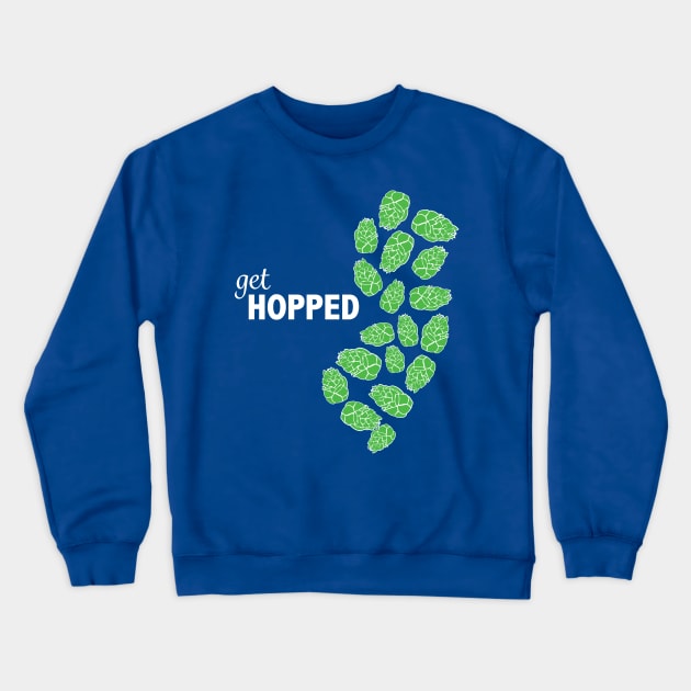 New Jersey Beer - Drink Local NJ Design Crewneck Sweatshirt by Get Hopped Apparel